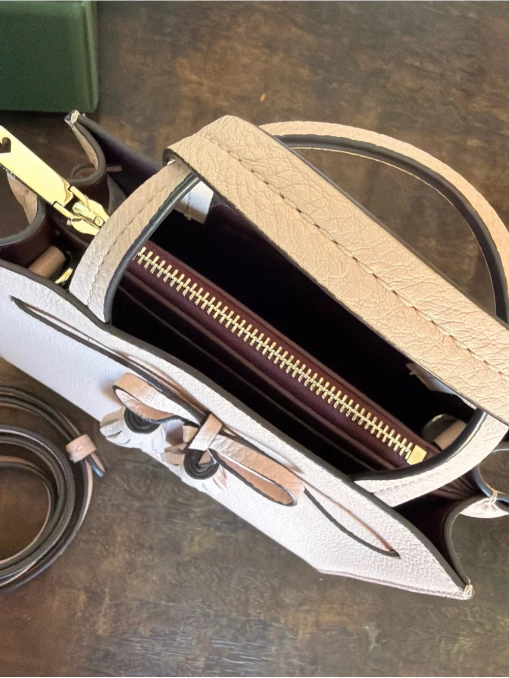 kate spade compact leather